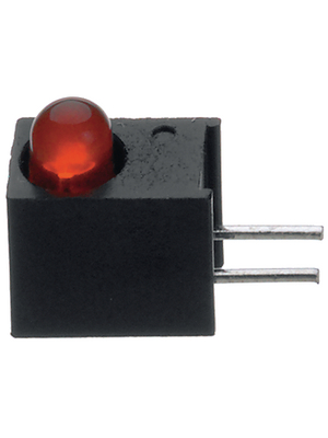 Dialight - 551-1107F - PCB LED 3 mm round red low current, 551-1107F, Dialight