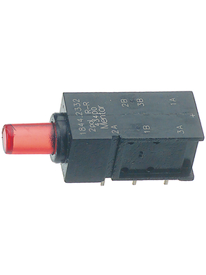 Mentor - 1844.2332 - Push-button switch off-(on) 1P, 1844.2332, Mentor
