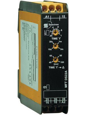 Selectron - MFT DS22A - Time lag relay Star-delta, MFT DS22A, Selectron
