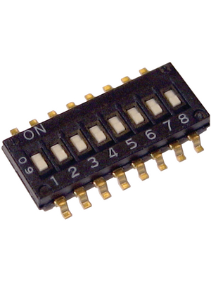 Omron Electronic Components - A6H-2101 - DIL switch SMD 2P, A6H-2101, Omron Electronic Components