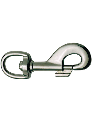 Campbell - 120984690 - Spring hook, nickel-plated, 120984690, Campbell