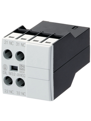Eaton - DILM32-XHI02 - Auxiliary switch 2 break contacts (NC) - 500 VAC 1.6 kW, DILM32-XHI02, Eaton