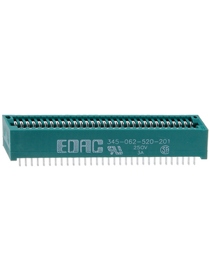 Edac - 345-062-520-201 - Direct plug connector 2 x 31P, 345-062-520-201, Edac