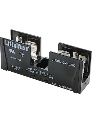 Littelfuse - L60030M1SQ - Open fuse holder N/A ? 10 x 38 mm, L60030M1SQ, Littelfuse