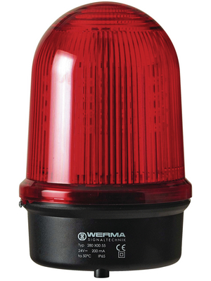 Werma - 280 120 68 - LED omnidirectional signal lamp, 115...230 VAC, LED, 280 120 68, Werma