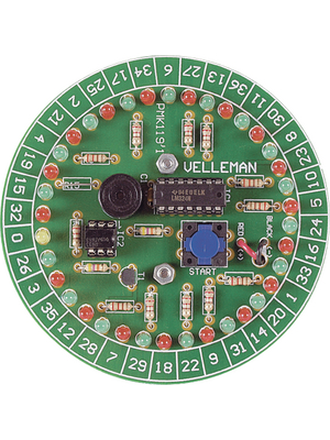 Velleman - MK119 - Electronic Roulette Wheel Kit N/A, MK119, Velleman