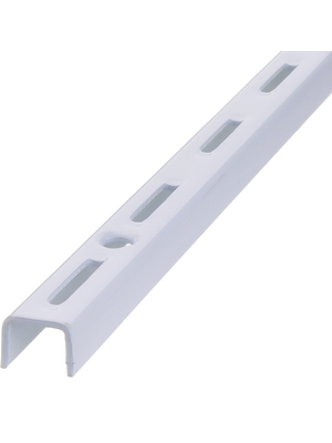 Element System - 10000-00017 - Wall rail, single row, white, 1 m N/A, 10000-00017, Element System