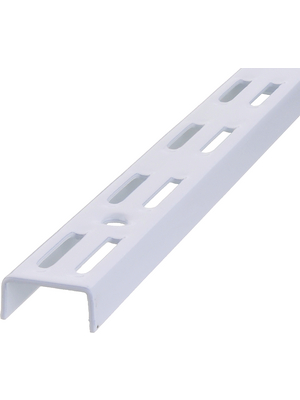 Element System - 10001-00010 - Wall rail, double row, white, 1 m N/A, 10001-00010, Element System
