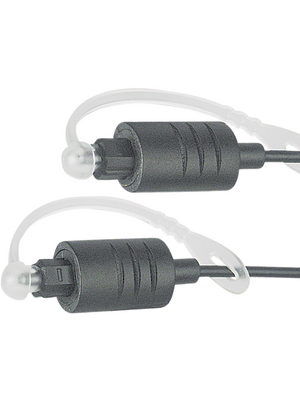 Wentronic - AVK 216-100 - Audio cable digital Toslink 1.00 m black, AVK 216-100, Wentronic