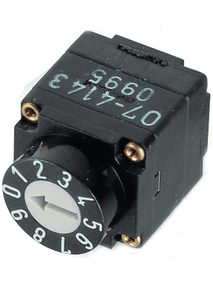 Elma - 07-4133 - PCB coding switch BCD 3+3, 07-4133, Elma
