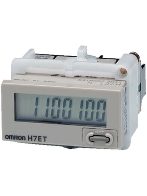 Omron Industrial Automation - H7ET-NV - Hour Meter 7-digit Lithium-Batterie LCD 999999.9 h PNP/NPN voltage input, H7ET-NV, Omron Industrial Automation