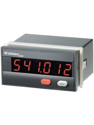 Kbler - 6.540.012.000 - Pulse counter 6-digit LED 30 Hz / 60 kHz PNP, NPN 90...260 VAC, 6.540.012.000, Kbler