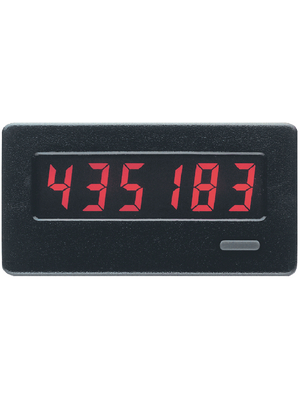 Red Lion - CUB4L000 - Summation counter 6-digit LCD 50 Hz / 5 kHz High-speed counting input: 5 kHz, 4 - 28 V, bipolar input, low-speed: pulses via potential-free contact or open collector Lithium Batterie, CUB4L000, Red Lion
