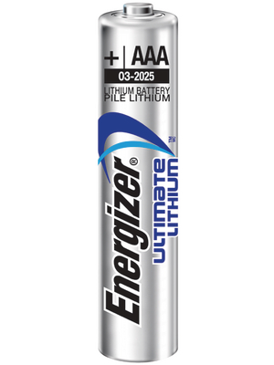 Energizer - EL92/B4 - Primary Lithium-Battery 1.5 V FR03/AAA Pack of 4 pieces, EL92/B4, Energizer