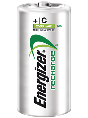 Energizer - POWERPLUS 2C 2500MAH - NiMH rechargeable battery HR14/C 1.2 V 2500 mAh PU=Pack of 2 pieces, POWERPLUS 2C 2500MAH, Energizer