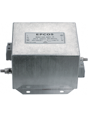 EPCOS - B84142-A10-R - Mains filter Phases 1 10 A 250 VAC, B84142-A10-R, EPCOS