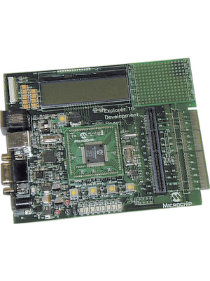 Microchip - DM240001 - Explorer 16 development board PC hosted mode 9 V, DM240001, Microchip