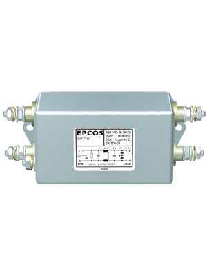 EPCOS - B84112-G-G125 - Mains filter Phases 1 25 A 250 VAC, B84112-G-G125, EPCOS