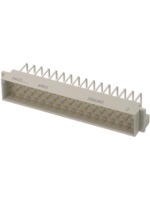 Erni - 594800 - Multipole plug, E 48-p DIN 41612 2 N/A 3 x 16 a + c + e, 594800, Erni