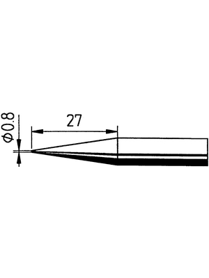 Ersa - 842SDLF - Soldering tip Pencil-point, extra long, 842SDLF, Ersa