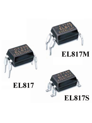 Everlight Electronics - EL 817M - Optocoupler DIL-4W, EL 817M, Everlight Electronics