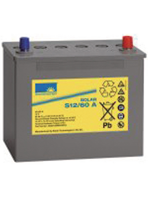 Exide - S12/60 A - Lead-acid battery 12 V 60 Ah, S12/60 A, Exide