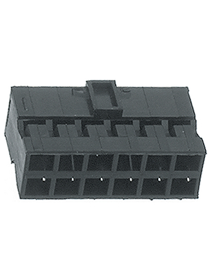 Amphenol/FCI - 90311-012LF - Socket housing, Minitek 2x6-pin Pitch2 mm Poles 2 x 6 Double row Minitek, 90311-012LF, Amphenol/FCI
