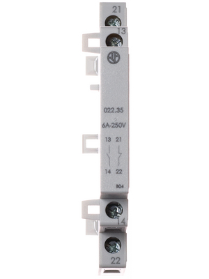 Finder - 022.33 - Auxiliary module for 22 series 2 make contacts (NO) 6 A, 022.33, Finder