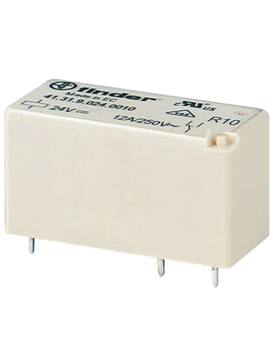Finder - 41.31.9.012.0010 - PCB power relay 12 VDC 400 mW, 41.31.9.012.0010, Finder