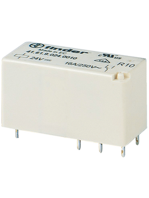 Finder - 41.61.9.012.0010 - PCB power relay 12 VDC 400 mW, 41.61.9.012.0010, Finder