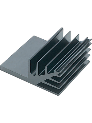 Austerlitz Electronic - KS57.2-1000E - Heat sink 1000 mm 4 K/W  @ L=100 mm black anodised, KS57.2-1000E, Austerlitz Electronic