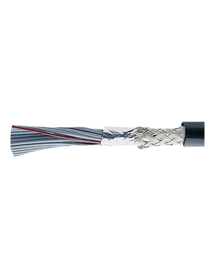 Amphenol - 159-2801-009 - Round flat cable shielded 9x0.08 mm2, 159-2801-009, Amphenol