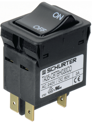 Schurter - 4435.0221 - Circuit-breaker, thermal 8 A, 4435.0221, Schurter