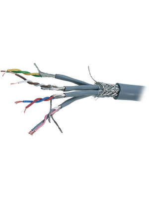 Cabloswiss - DATAFLEX LI-YDYCYP 2X2X0.25 MM - Data cable shielded   2 x 2 0.25 mm2, DATAFLEX LI-YDYCYP 2X2X0.25 MM, Cabloswiss