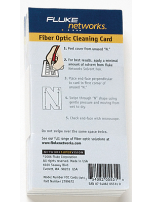 FLUKE networks - NFC-CARDS-5PK - Cleaning kit, NFC-CARDS-5PK, FLUKE networks