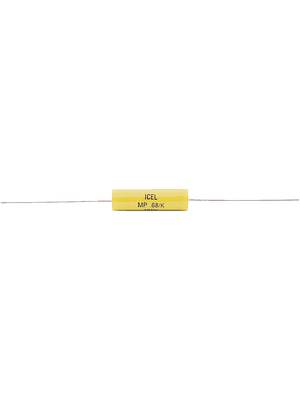 Icel - MPW 116 3100 KB - Capacitor, axial 100 nF 160 VDC / 90 VAC, MPW 116 3100 KB, Icel