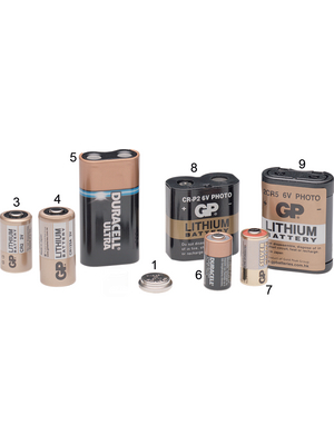 GP Batteries - GP CR 123A-B - Photo battery BULK Lithium 3 V, GP CR 123A-B, GP Batteries