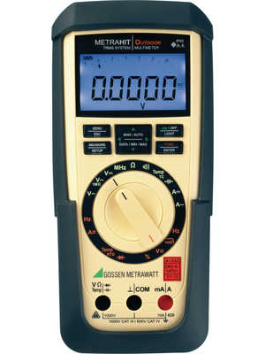 Gossen Metrawatt - METRAHIT OUTDOOR - Multimeter digital TRMS AC+DC 11999 digits 1000 VAC 1000 VDC 10 ADC, METRAHIT OUTDOOR, Gossen Metrawatt