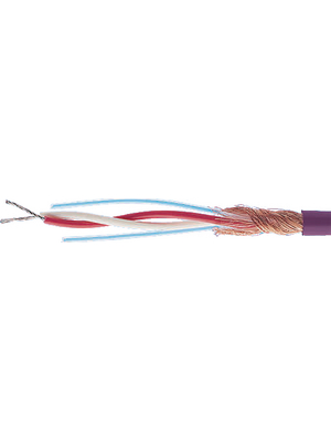 Gotham - GAC-2 (AES-EBU) PURPLE - Audio cable   1 x 2x0.19 mm2 purple, GAC-2 (AES-EBU) PURPLE, Gotham