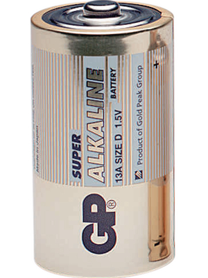 GP Batteries - 13A-S2 SUPER ALKALINE - Primary battery 1.5 V LR20/D, 13A-S2 SUPER ALKALINE, GP Batteries