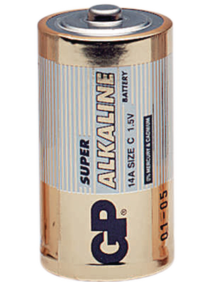 GP Batteries - 14A-S2 SUPER ALKALINE - Primary battery 1.5 V LR14/C, 14A-S2 SUPER ALKALINE, GP Batteries