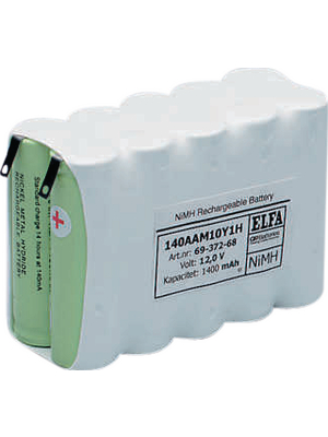 GP Batteries - 150AAM10Y1H - NiMH Battery pack 12.0 V 1500 mAh, 150AAM10Y1H, GP Batteries