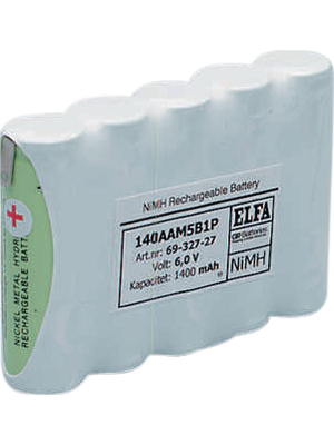 GP Batteries - 150AAM5B1P / AA - NiMH Battery pack 6.0 V 1500 mAh, 150AAM5B1P / AA, GP Batteries