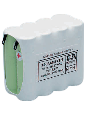 GP Batteries - 150AAM8Y1H - NiMH Battery pack 9.6 V 1500 mAh, 150AAM8Y1H, GP Batteries