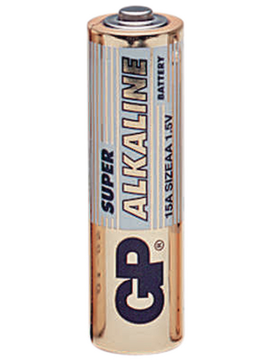 GP Batteries - 15A-S2 SUPER ALKALINE - Primary battery 1.5 V LR6/AA, 15A-S2 SUPER ALKALINE, GP Batteries