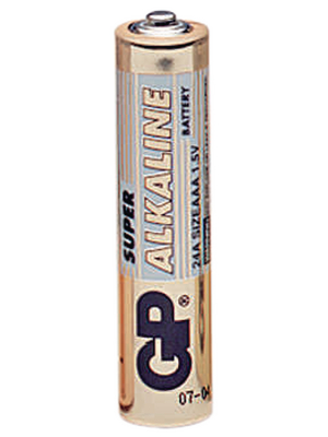 GP Batteries - 24A-S2 SUPER ALKALINE - Primary battery 1.5 V LR03/AAA, 24A-S2 SUPER ALKALINE, GP Batteries