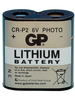 GP Batteries - GP CR P2-C1 / 223AP - Photo battery Lithium 6 V, GP CR P2-C1 / 223AP, GP Batteries