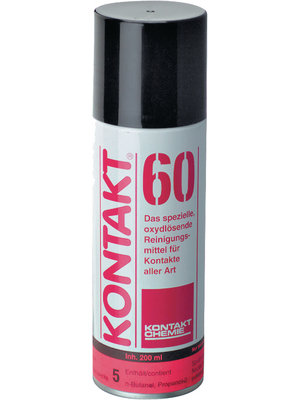 Kontakt Chemie - KONTAKT 60 200ML - Contact cleaner Spray 200 ml, KONTAKT 60 200ML, Kontakt Chemie