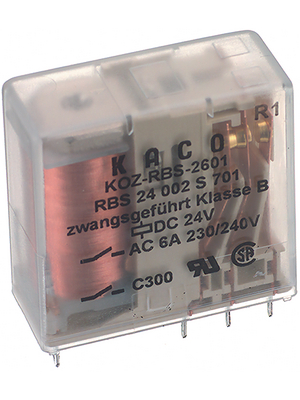 Hengstler - RBS 2601 - PCB protection relay 24 VDC 730 mW, RBS 2601, Hengstler