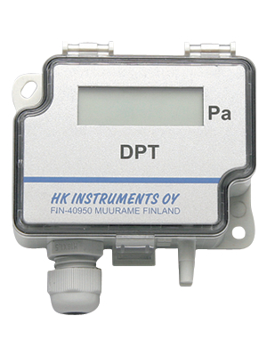 HK Instruments - DPT2500-R8-D - Differential pressure measuring transducer -100...2500 Pa, DPT2500-R8-D, HK Instruments